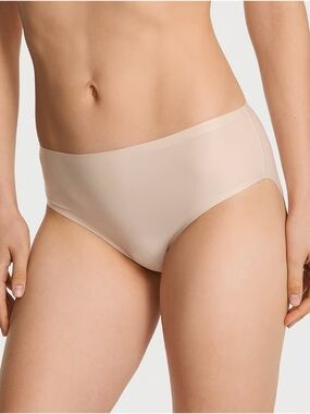 Victoria's Secret Body by Victoria Flex Mid Rise Nude Panty Size L NWT